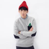 唐狮2014冬装新款卫衣 男圆领套头撞色...