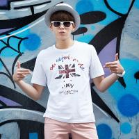 唐狮2015夏季新款男士短袖T恤纯棉人物...