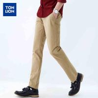 唐狮2015秋装新款男士休闲裤素色直筒长...