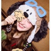 Gukoo/果壳帽子冬季保暖飞行帽史努比...