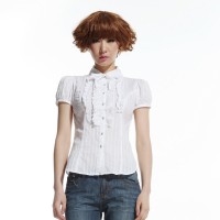 唐狮正品女短袖衬衫 #111221013...